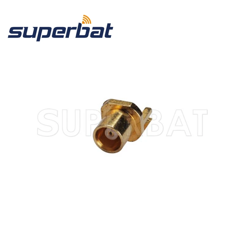 RF Coaxial Connector Female 50ohm MCX End Launch for Electronic Components