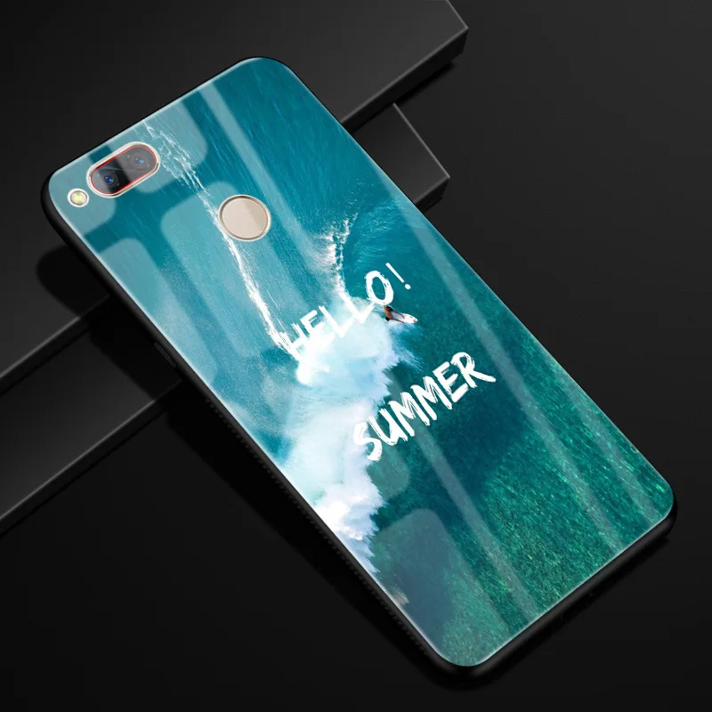 For ZTE Z17 mini Case 5.2'' Glass Hard Back Cases For ZTE NUBIA Z17 mini Case Tempered Glass Cover Z17mini Z 17 NX569H NX569j - Цвет: 6