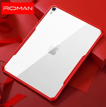 

ROMAN Protective tablet Case for new iPad Pro 11 12.9 9.7 10.5 inch 2017 2018 mini 12345 air 2 3 with airbags Shockproof Cases