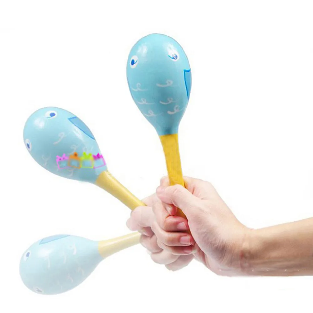 Мини деревянный шар детские игрушки перкуссионные Музыкальные инструменты песочный молоток музыкальный песочный молоток детская игрушка звук улучшить прослушивание