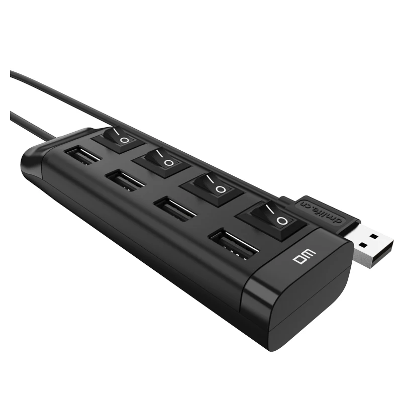 4 Port Micro USB Hub 2.0 Splitter High Speed 480Mbps With ON/OFF Switch CHB005 120CM | Компьютеры и офис