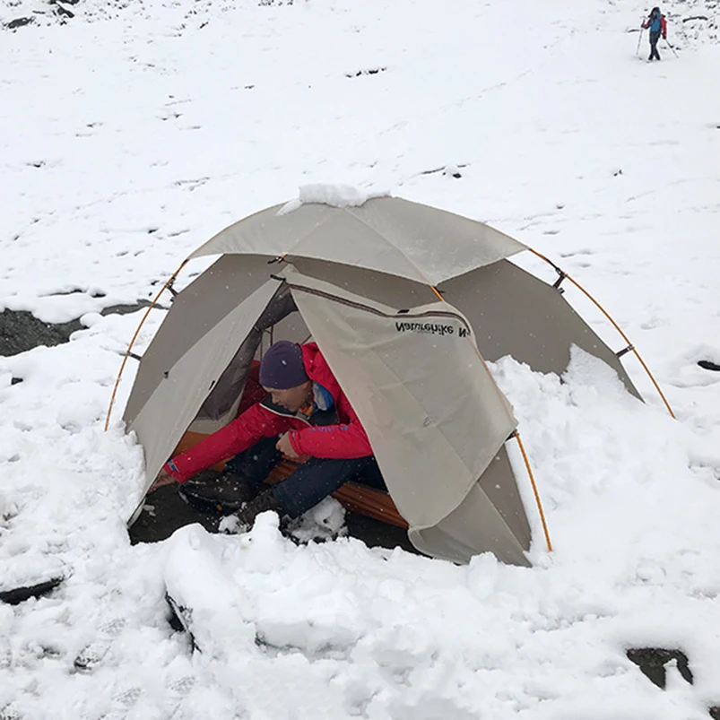 NatureHike от 1 до 2 человек Сверхлегкий Палатка 4 сезона открытый профессиональный с