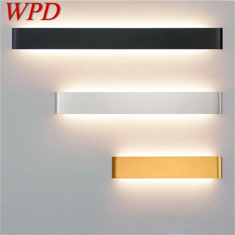 

WPD Modern Indoor Wall Light Fixture Aluminum Bedside LED Lamp Creative Aisle Staircase Decorative For Home Bedroom Living Ro