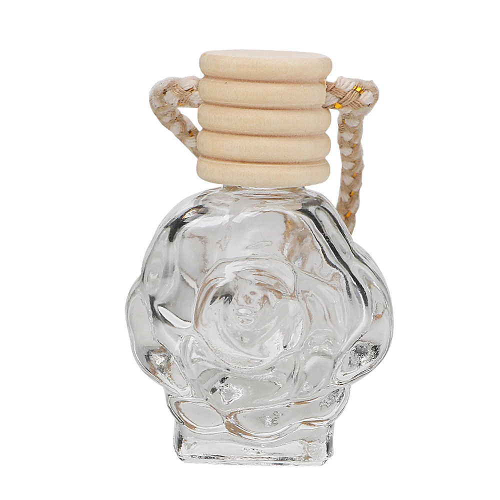 LEEPEE подвесная стеклянная бутылка для эфирных масел освежитель воздуха и резервуар хрустальный стеклянный парфюм подвеска Автомобильная пустая бутылка для парфюма