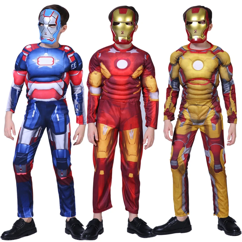 Spiderman Superman Iron Man Carnival Costume for Boys Halloween Carnival Costume for Kids Star Wars Deadpool