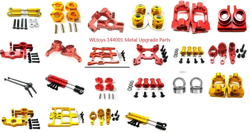 WLtoys 144001 RC Металлические Запчасти для автомобиля рулевое снаряжение поворотный