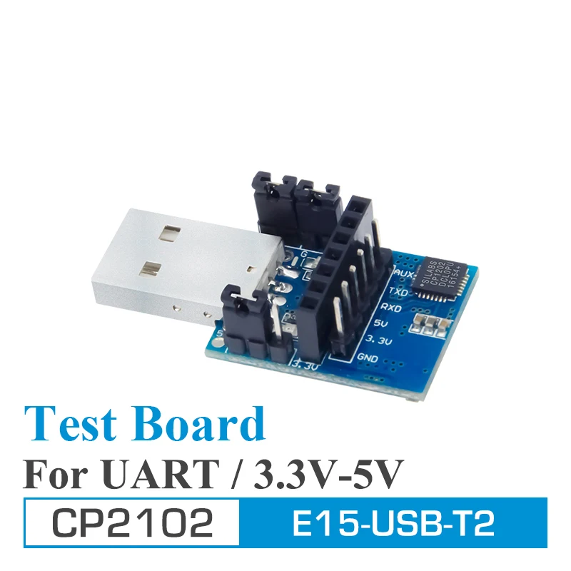 Тестовая Плата USB, UART CP2102 E15-USB-T2 ebyte UART USB к ttl 3,3 V 5V беспроводной адаптер для радиочастотного последовательного модуля