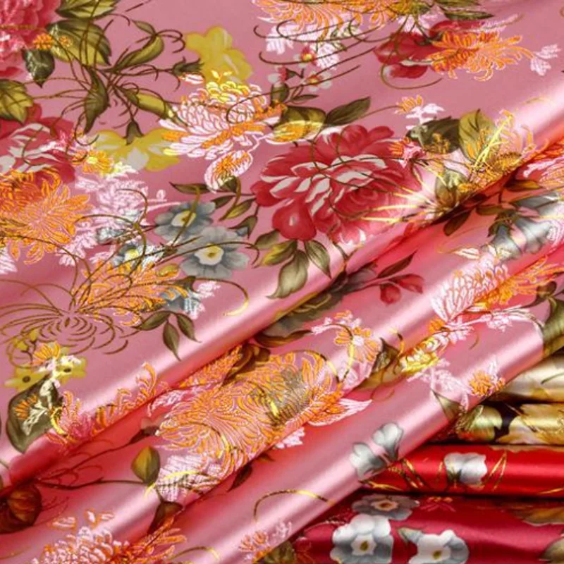 Парчовая ткань, дамасский жаккард, одежда, обивка костюма, мебель, материал для штор, ткань для подушки, цветы, жаккардовая ткань