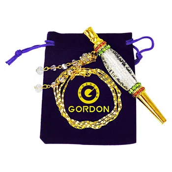 

GORDON Metal Hookah Mouthpieces With Luminous Effect Jewelry Shisha Mouth Tips For Wife Women Gift Dropshipping