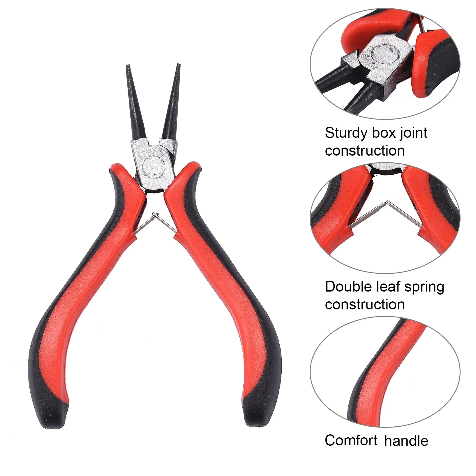 Carbon Steel Jewelry Pliers Hand Tools Round Needle Flat Nose Pliers for  Jewelry Making Equipments Handmade