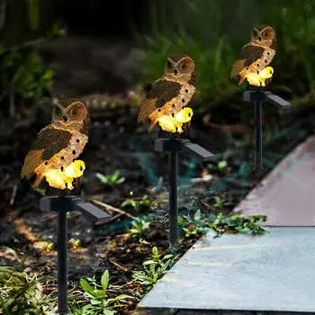 

Waterproof Brown Solar Powered Lawn Lamp for Outdoor Lighting