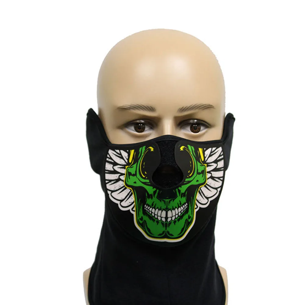 

Voice Control Glow Mask Halloween Mask Masquerade Mask Carnival Mask Halloween LED Glowing Mask