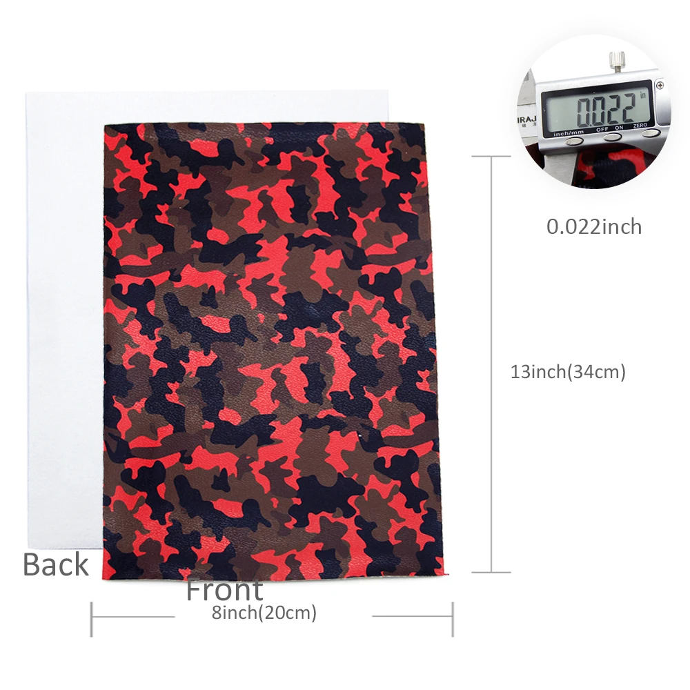David accessories 30*140 см с камуфляжным принтом из искусственной кожи в стиле пэчворк для волос с бантом, Сумки материалы ручной работы DIY, 1Yc7736