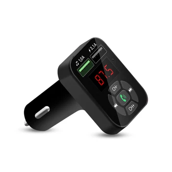 

MP3 Player With Bluetooth 5.0 FM Transmitter Frequency: 87.5 ~ 108MHz FM Radio Audio Receiver 2 USB Charge