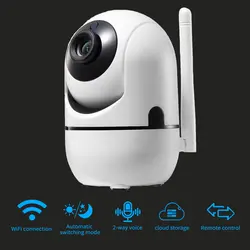 Full HD1080P Беспроводная IP интеллектуальная автоматическая слежения камера безопасности CCTV сети видео Видеонаблюдение ИК ночного видения