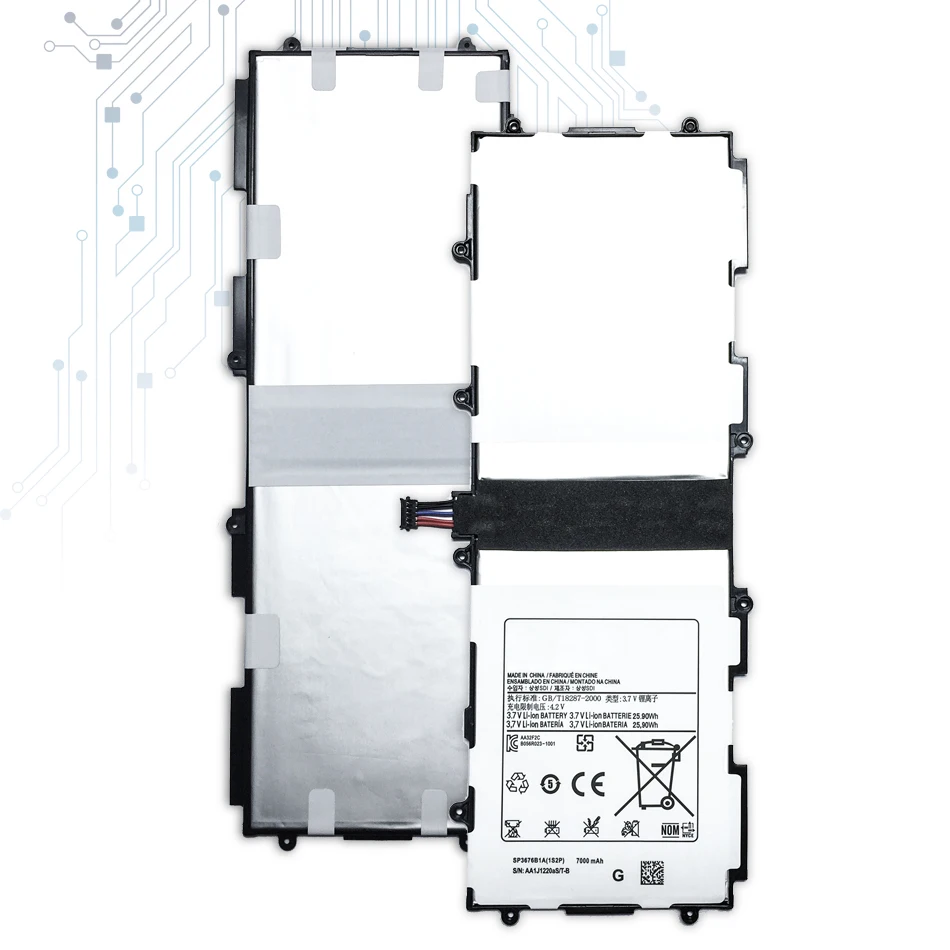

Battery SP3676B1A(1S2P) For Samsung GALAXY Note 10.1 GT-N8000 N8005 GT-N8010 GT-N8013 GT-P7510 7000mAh Capacity