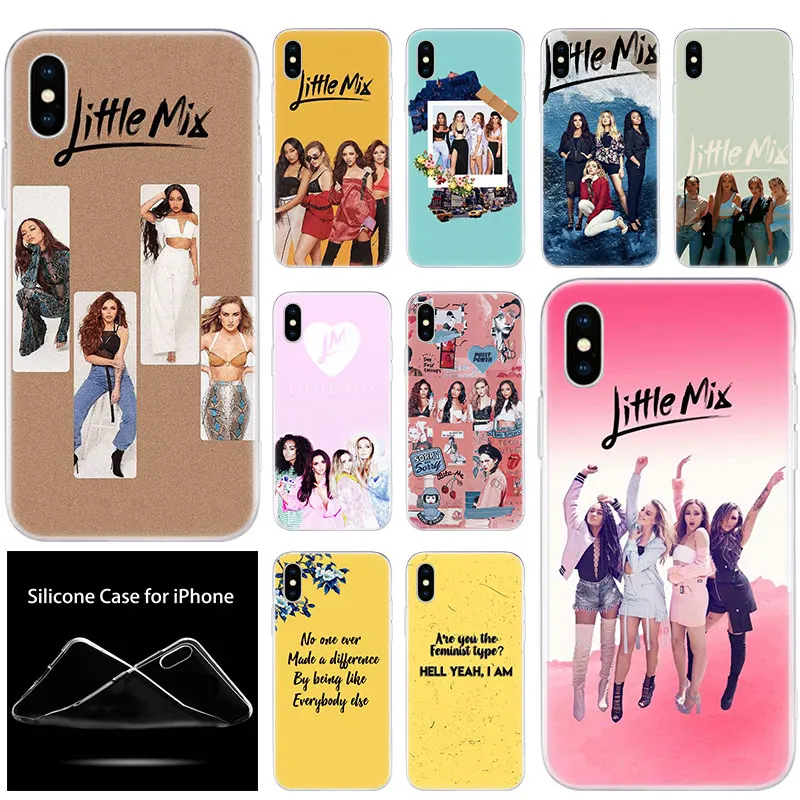 Роскошный мягкий силиконовый чехол для телефона Little mix Apple iPhone 11 Pro XS Max X XR 6 6S 7 8 Plus 5