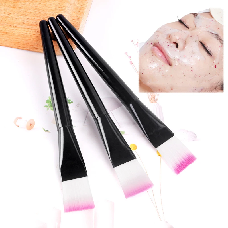 100PCS Professional Facial Mask Stirring Soft Silicone Makeup Brush DIY Cosmetic Beauty Tools | Красота и здоровье
