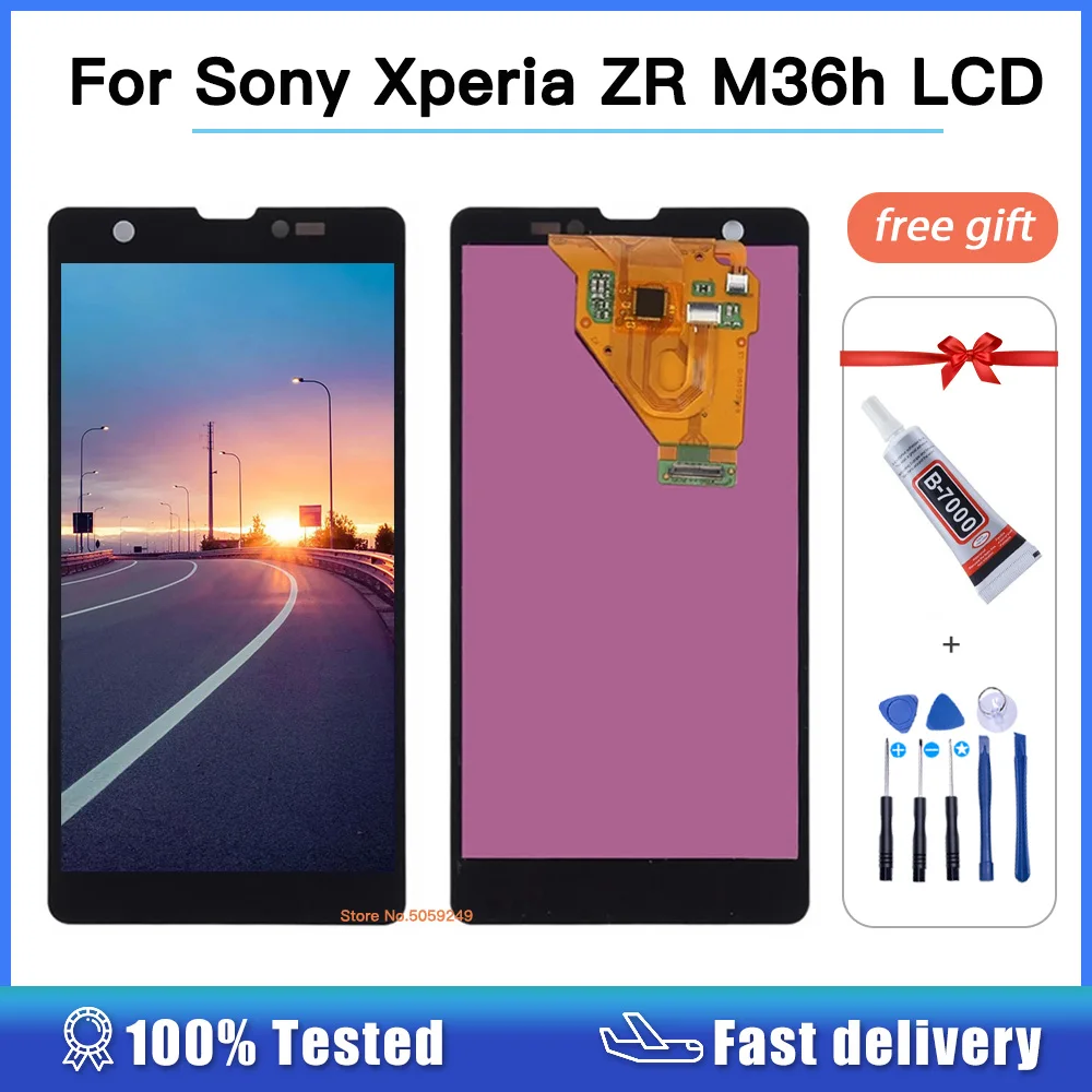 ЖК-дисплей 4 6 дюйма для SONY Xperia ZR M36h C5502 C5503 сенсорный экран с дигитайзером в сборе