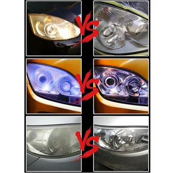 

3PC Car Headlights Oxidation Liquid Ceramic Coat Hydrophobic Glass Coating headlight restoration полировка фар