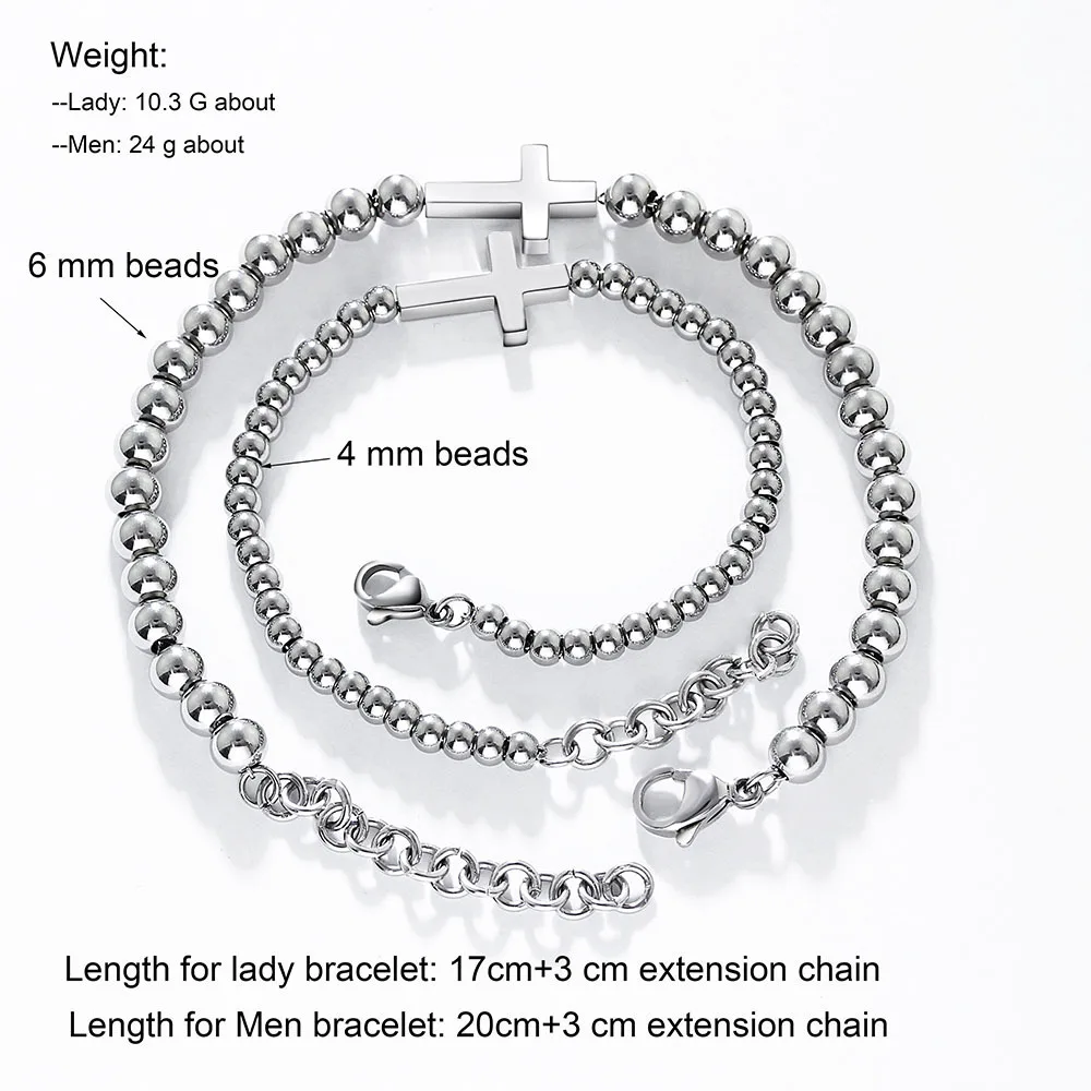 Engrave Name steel bracelet