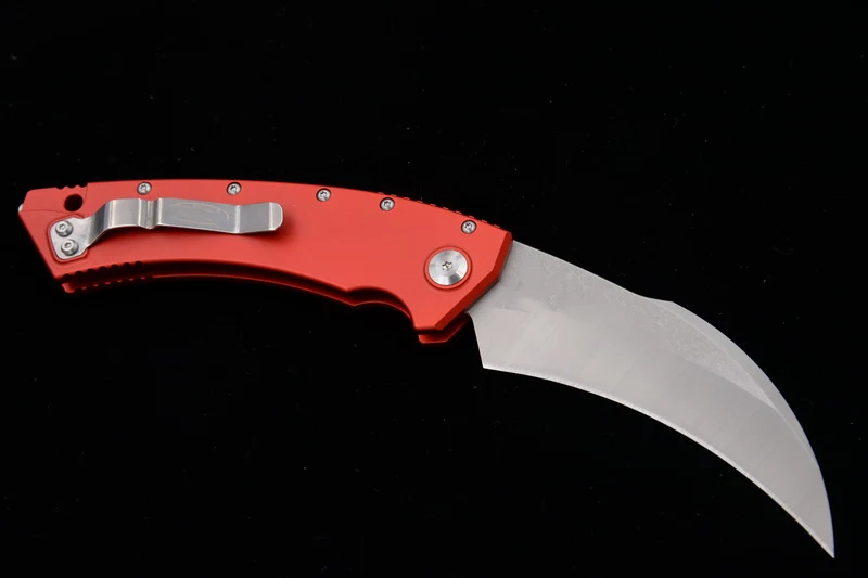 JUFULE MTHawk Mark 204P лезвие с алюминиевой ручкой для кемпинга, выживания на открытом воздухе, инструмент для охоты, складной нож для картофеля