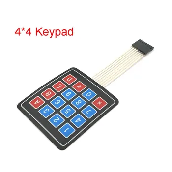 

16 Key Membrane Switch Keypad 4X4 Matrix Keyboard for arduino Diy Kit