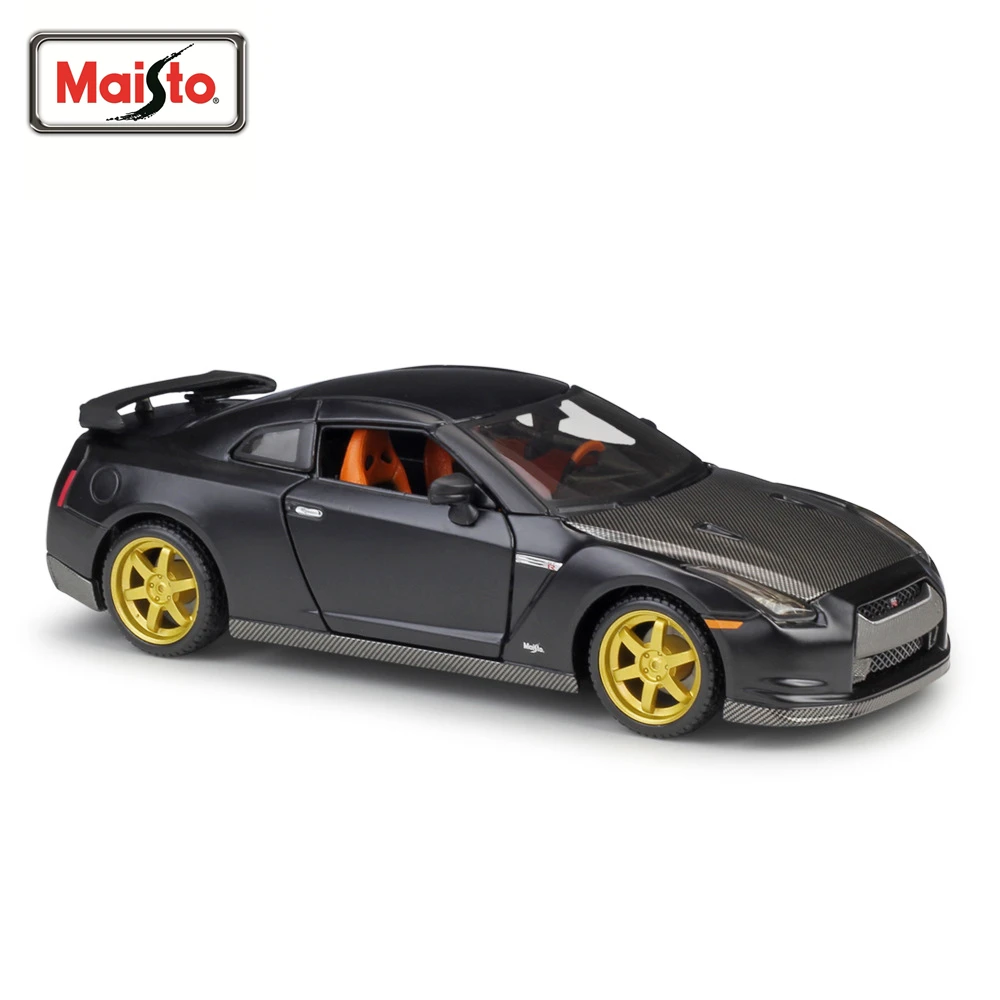 

Maisto 1:24 2009 Nissan GTR Series High Simulation Alloy Vehicle Diecast Pull Back Car Model Toy for Collection