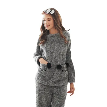 

2020 Cute Winter Flannel Pajamas Set Women's Sleepwear Thick Plush Animal Cartoon Warm Girl Plus Velvet Hooded Homewear pijamas