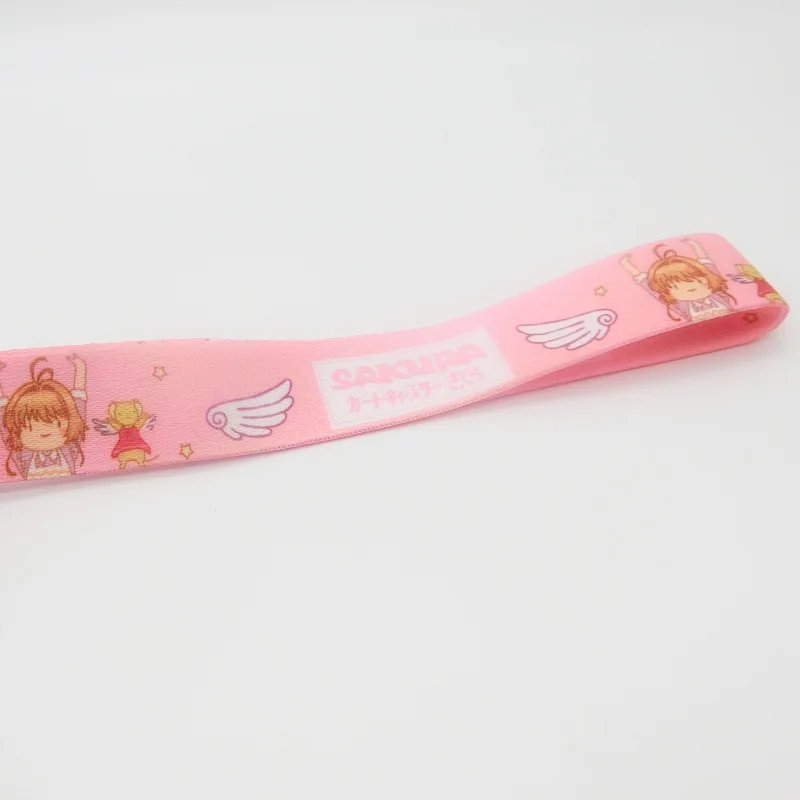 Cute Phone Charm Pink sailor moon Lanyard Wrist Strap For Keys ID Card S For iPhone 11 USB Badge Holder DIY Hang Rope keychain