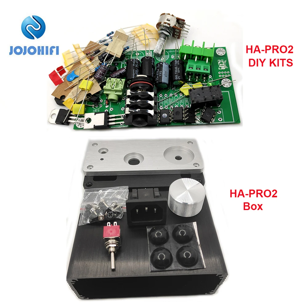 HA-PRO2 Headphone DIY KITS & All Aluminum Chassis Empty Box Housing Amplifier Supporting amp