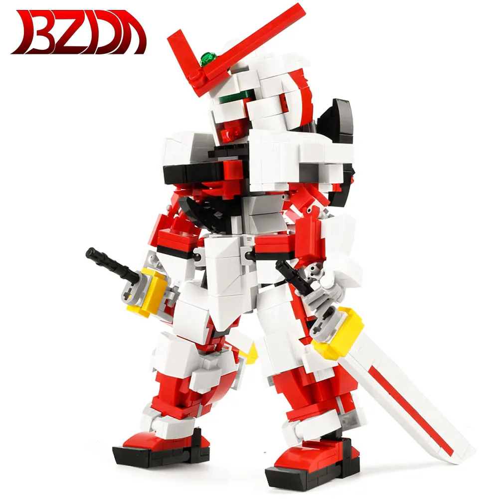 

BZDA 625 Pcs Machine Warrior Building Blocks Robot Warrior model Gundam Astray Robot toy Bricks For Boys Christmas gifts