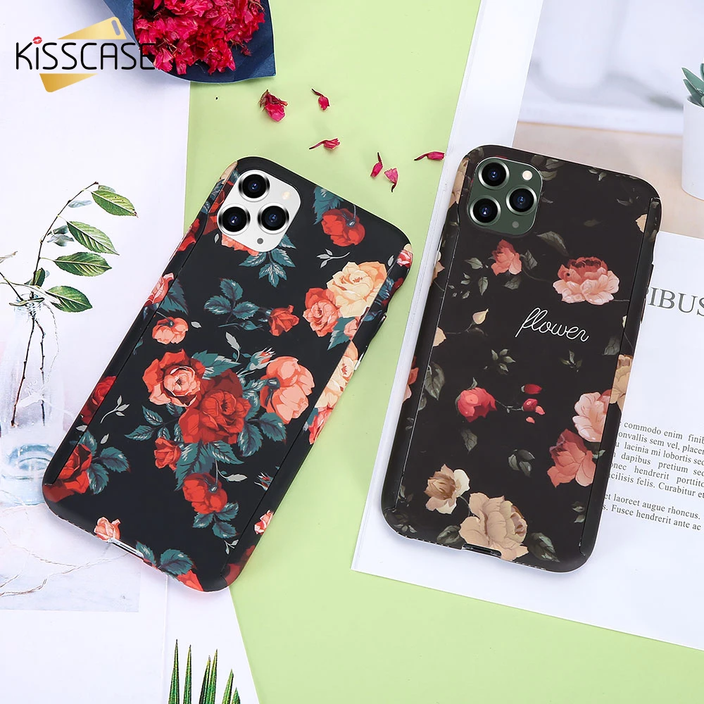 Чехол KISS 360 полный защитный чехол для iPhone 11 Pro MAX 6 6S 7 8 Plus жесткая задняя крышка из
