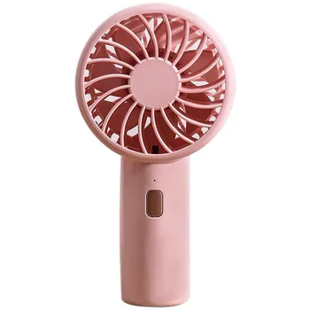 

Protable Handheld Fan 3-Speed Mini USB Rechargeable Fan Quiet Desktop Personal Cooling Fan