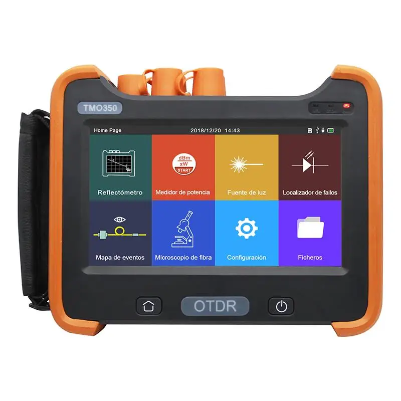Новый оптический временной рефлектометр TMO350 OTDR 1310 1550nm 32 30dB встроенный VFL OPM OLS