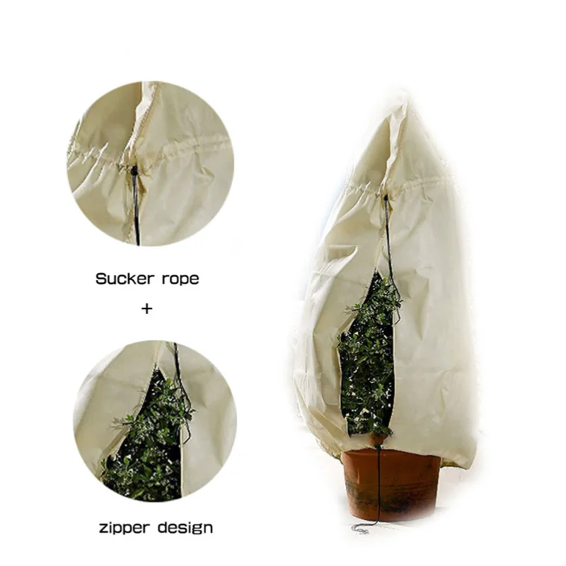 1 PC Winter Plant Warm Cover Antifreeze Tree Shrub Plant Protection Outdoor Yard Vegetation Anti-Frost Bag Garden Multi-size