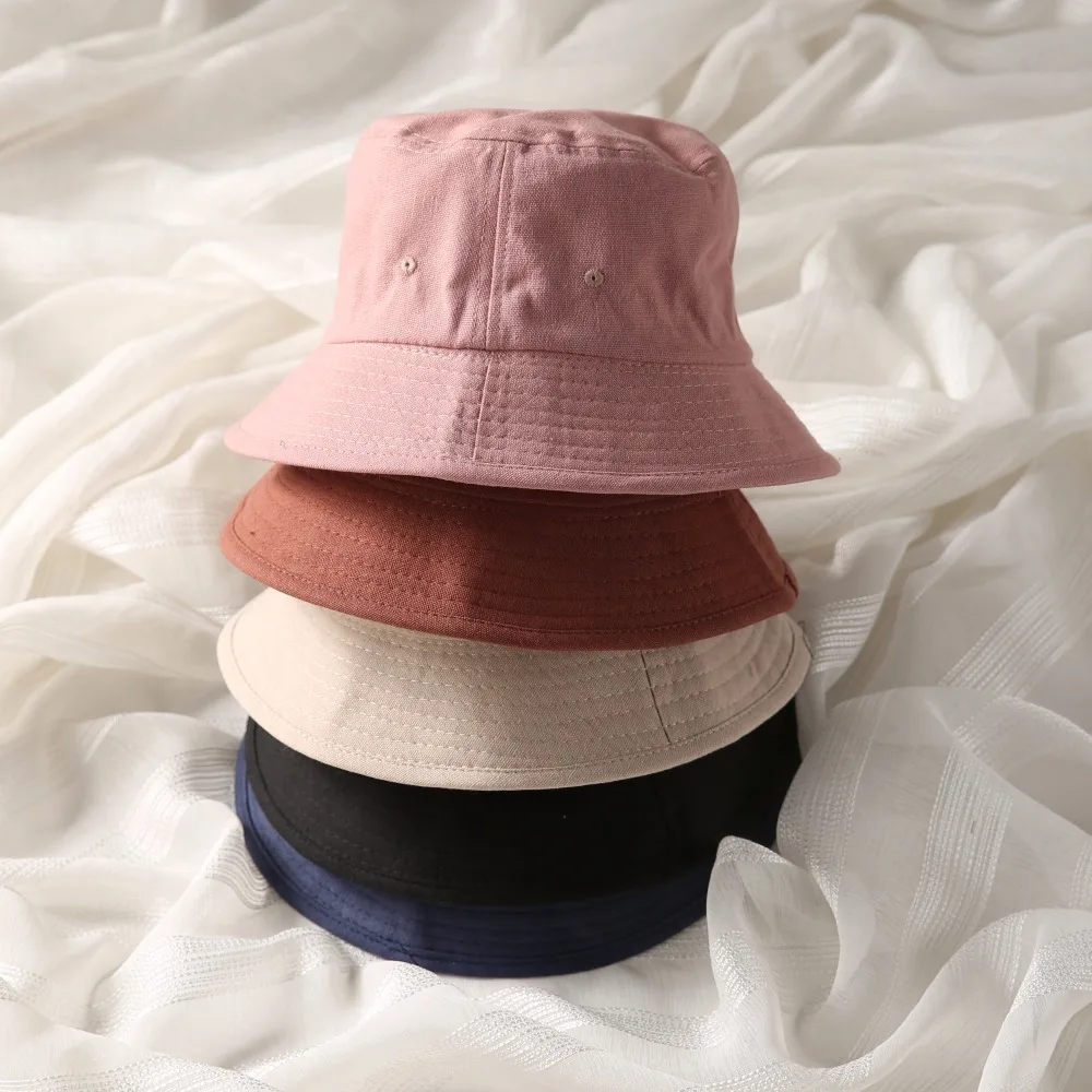 Модная Панама, уличная однотонная спортивная женская хлопковая кепка, хип-хоп кепка, летняя мягкая Рыбацкая шляпа от солнца, Панама для мужчин, плоская
