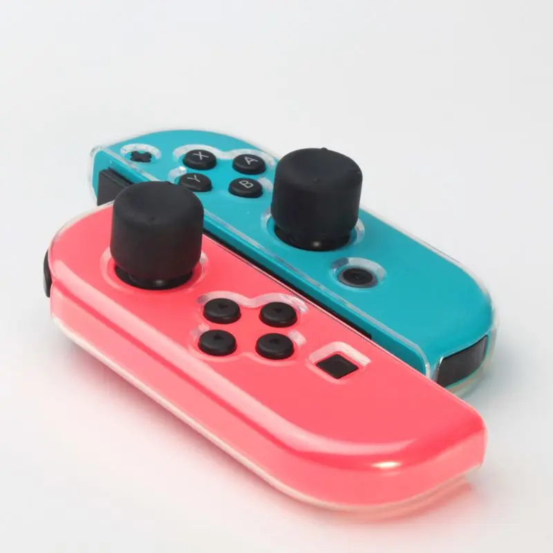 

TPU Protective Case Cover Mount with Thumbstick Cap for Nintend Switch NS NX Console Joy-Con Controllers Joystick Gamepad Access