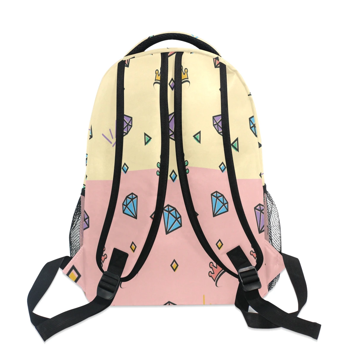 ALAZA School Bags Students Backpack Children Cute pattern print Backpack for Teenager boy Girl Book Bag Women Laptop Backpacks