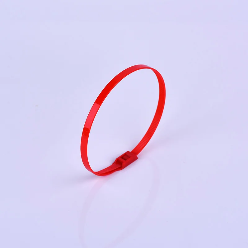 Red 100pcs Taoqibao нейлоновая галстук, 7X350 оболочка Специальный галстук, 100 за сумку, полный цвет - Цвет: Red 100pcs