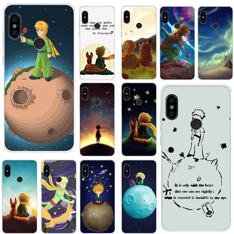 little prince fox quotes phone case for Xiaomi Mi 6 8 a1 2 5x 6x mix 2s F1 Lite Note 10 | Мобильные телефоны и аксессуары