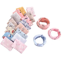 Осень/зима детский шарф для мальчиков и девочек с бархатом и уплотненным двойным воротником