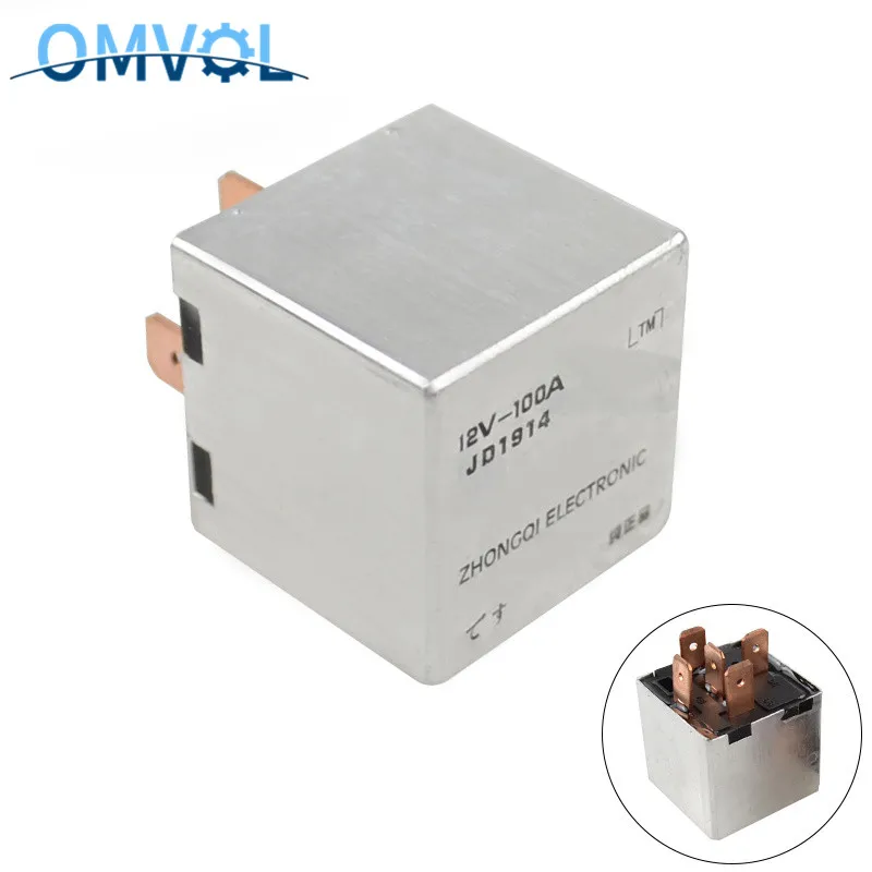 DC12V 100A мощное металлическое авто реле DC24V контакты из серебряного сплава AOTOMOTIVE реле