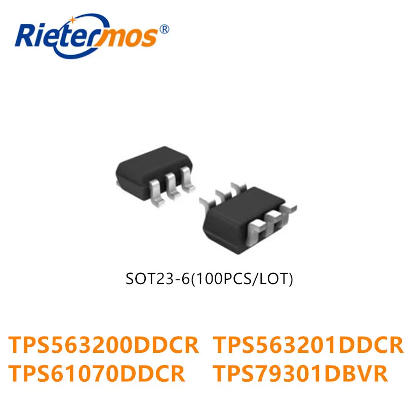 100 шт. TPS563200DDCR TPS563201DDCR TPS61070DDCR TPS79301DBVR TPS563200 TPS563201 TPS61070 TPS79301 SOT23-6 oiginal | Электроника