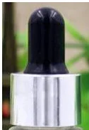 silver black 6 шт./лот, 100 мл, 50 мл, 30 мл, 20 мл, 15 мл, 10 мл, 5 мл, флакон-капельница из янтарного стекла для эфирного масла, флаконы для эфирных капель, косметические контейнеры - Цвет: silver black