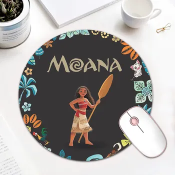 

New Round Mouse Mice Pad Princess MOANA Computer Mouse Pad Accessory for Apple Laptop Dell Mice Mat