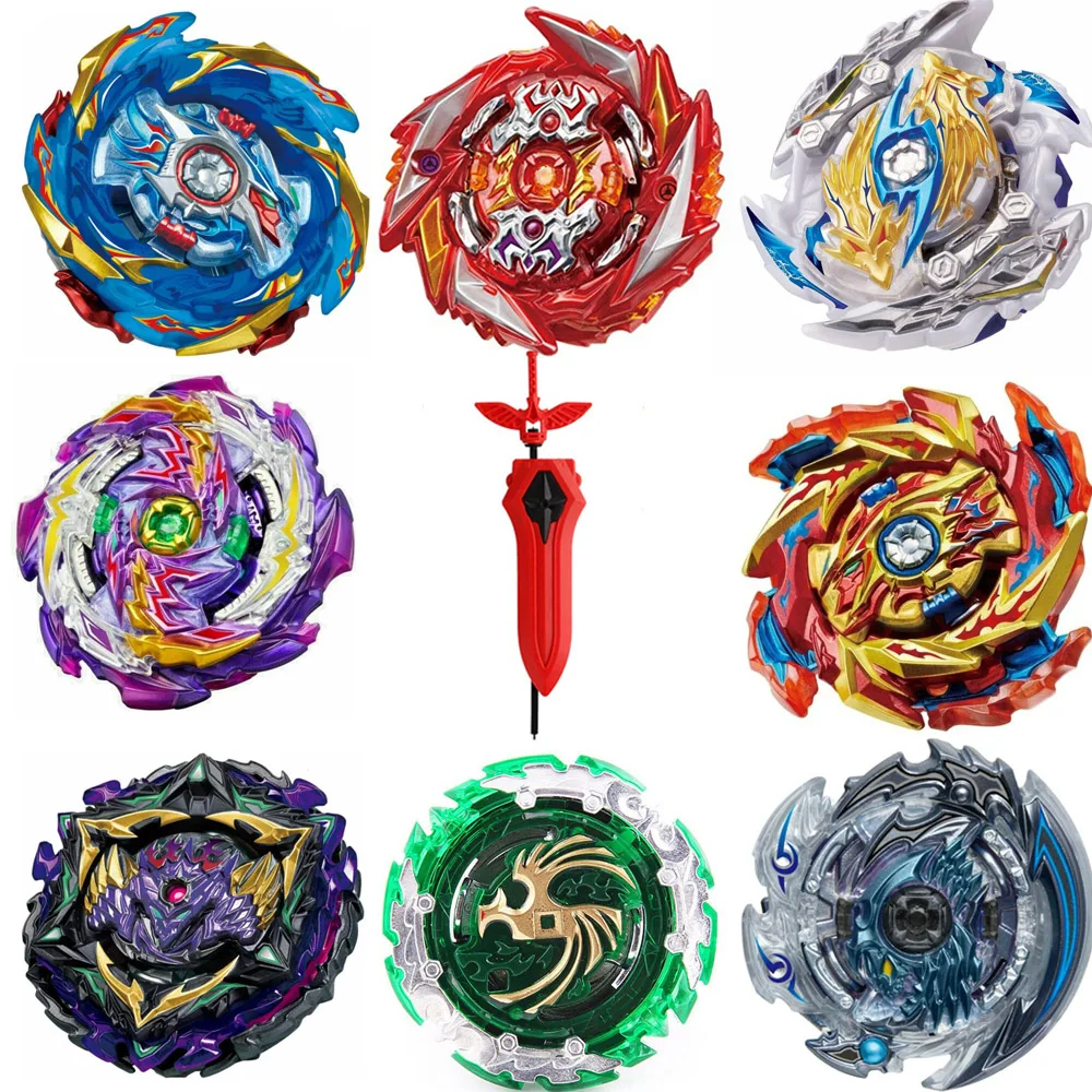 Children Toys Spinning Top BattleSuper Battle Blades Large 16 Battle Arena Launchers Ripcords Grips Carry