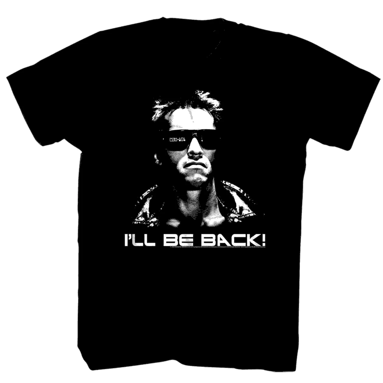 Terminator I'll Back черные топы для взрослых Футболка Высокое качество футболка 100%