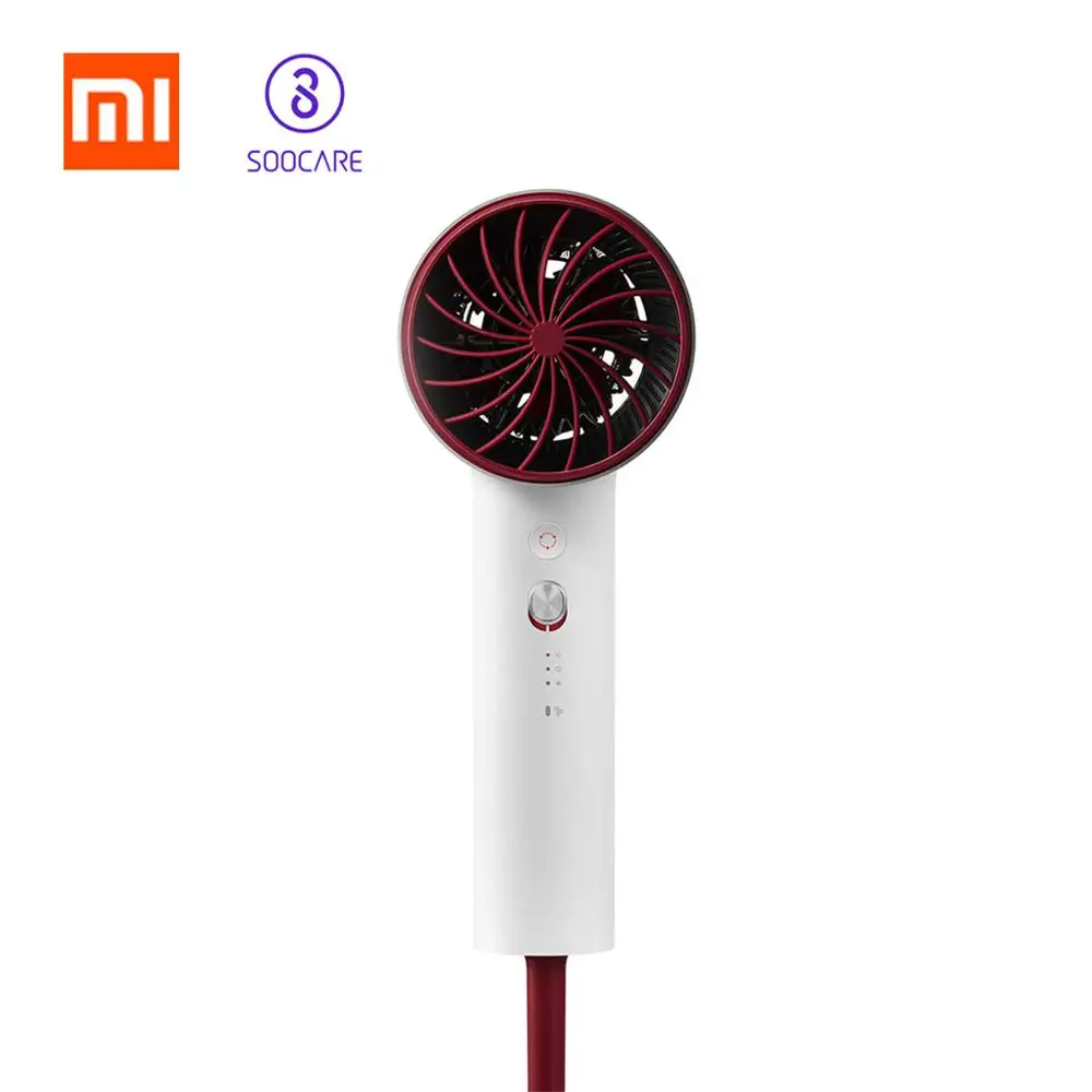 

New Xiaomi Mijia Soocas H3 Anion Hair Dryer Aluminum Alloy Body 1800W Air Outlet Anti-Hot Innovative Diversion Design