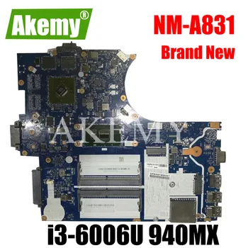 

SAMXINNO NM-A831 Motherboard For Lenovo ThinkPad E570 E570C NM-A831 Laotop Mainboard with i3-6006U CPU 940MX GPU